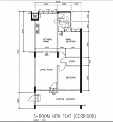 Blk 319 Teck Ghee Vista (Ang Mo Kio), HDB 3 Rooms #556980231